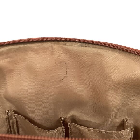 Gun Tote 'N Mamas Purse - Brown & Black Leather Satchel - Shoulder Strap - Picture 12 of 15